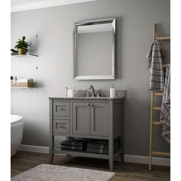 Beachcrest Home Galveston 42" Single Bathroom Vanity Base Only